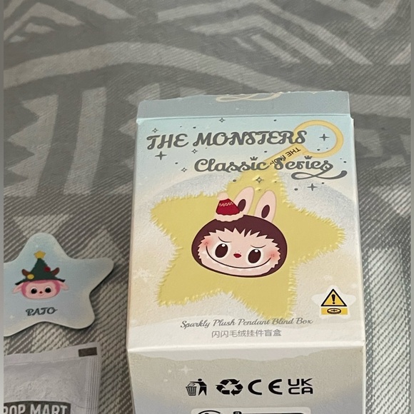 NEW THE MONSTERS LABUBU PATO Classic Series Sparkly plush pendant blind box Xmas - Picture 6 of 14